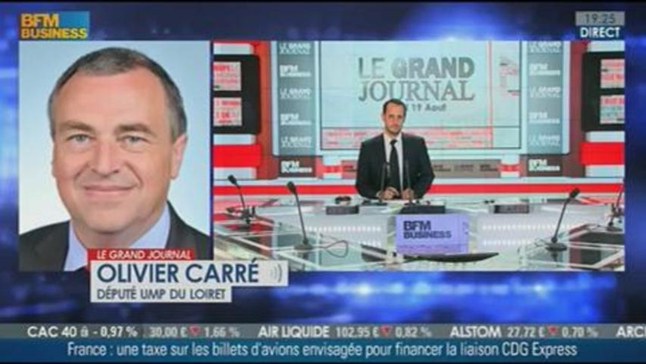 Olivier Carré, député de l'UMP du Loiret dans Le Grand Journal - 19/08 6/6