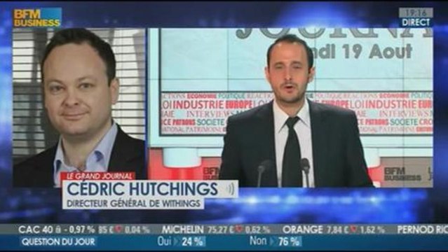 Cédric Hutchings, directeur général de Withings, dans Le Grand Journal - 19/08 5/6