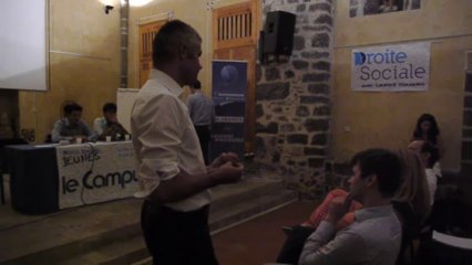Campus des Jeunes de la Droite Sociale 2013 - question à Laurent Wauquiez sur la simplification administrative [306]