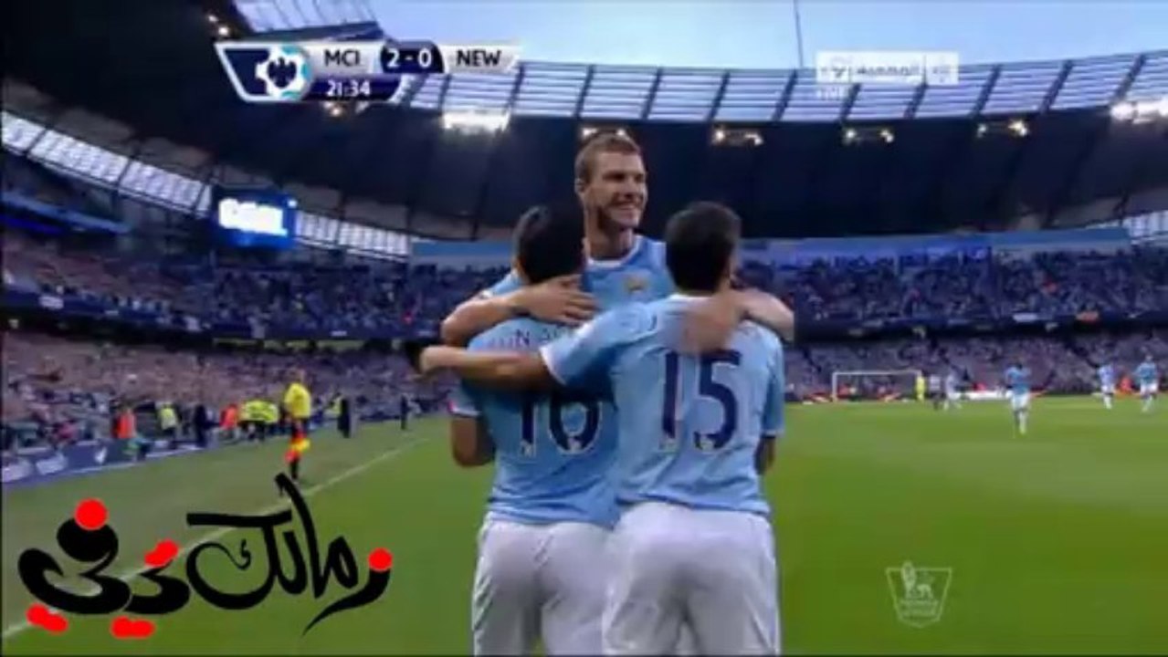 هدف السيتي الثاني فى نيوكاسل اجويرو