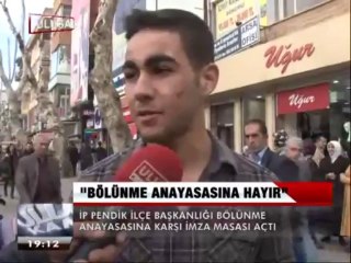 BÖLÜNME ANAYASASINA HAYIR.