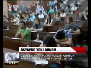 ÖSYM'DE KREDİ KARTI DÖNEMİ.