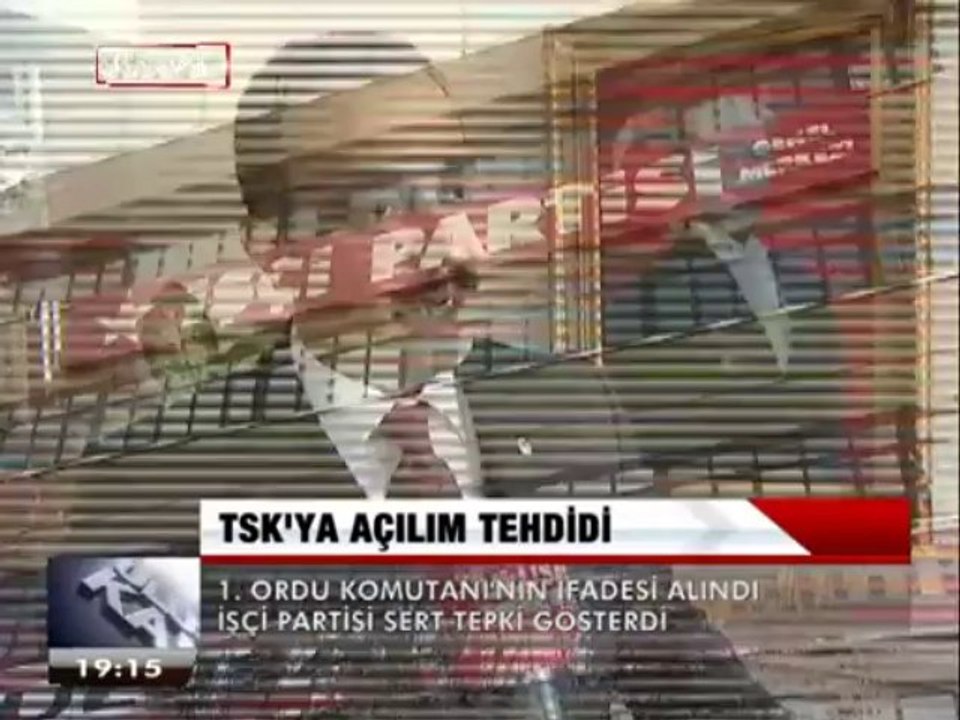 TSK'YA AÇILIM TEHDİDİ.