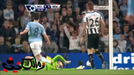 هدف السيتي الرابع فى نيوكاسل نصري