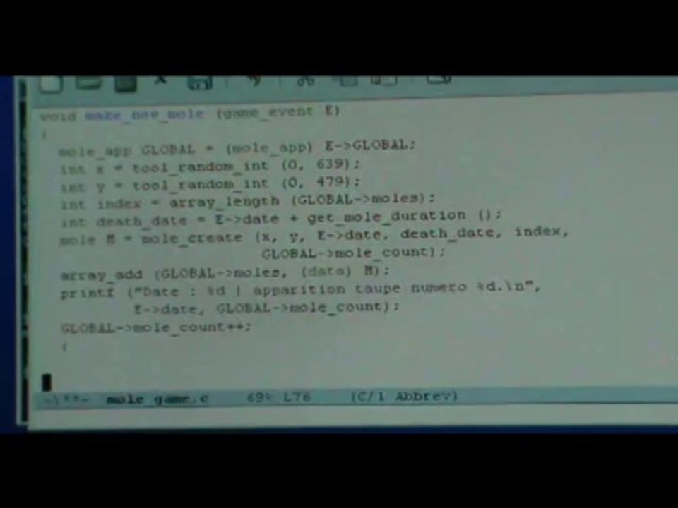 Programmation d'un jeu vidéo, partie 3