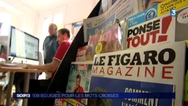 Cent bougies pour les mots croisés