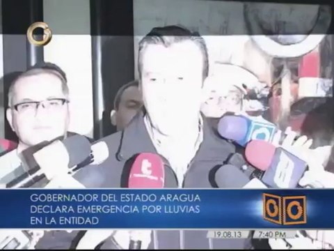 Emergencia por lluvias en Aragua deja más de 2 mil familias afectadas