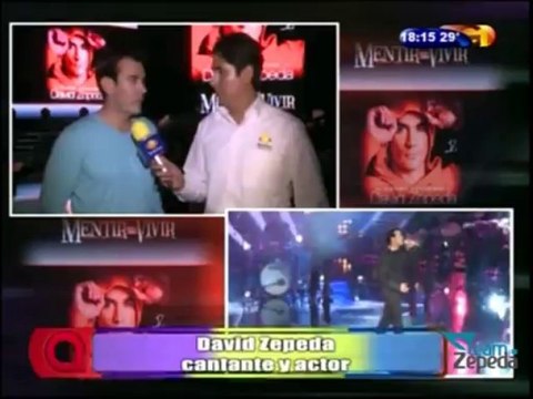 David Zepeda @davidzepeda1 presentó su primer disco
