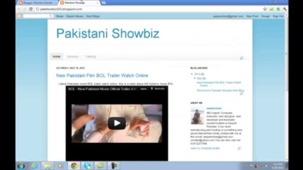 Blogger in Urdu Lesson 06