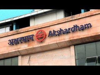 The main entry at Akshardham Metro Station