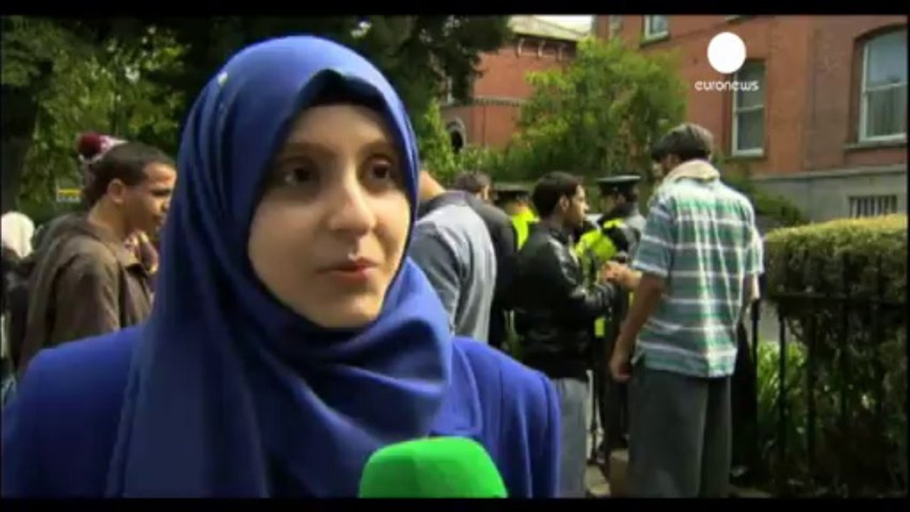 Manifestation à Dublin pour libérer les 4 irlandais...