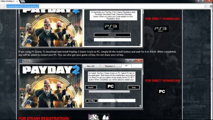 Payday 2 keygen ver.1.0 Multiplayer Working 100% PC + PS3 [ DOWNLOAD ]