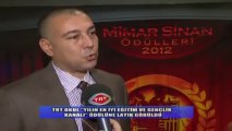 TRT Okul Yılın En İyi Eğitim Ve Gençlik Kanalı Ödülüne Layık Görüldü