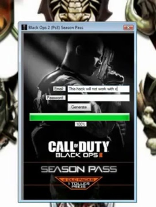 GRATUIT Black Ops 2 Season Pass Generator PC PS3 Xbox