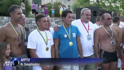 In Bosnia, adrenaline junkies take the plunge