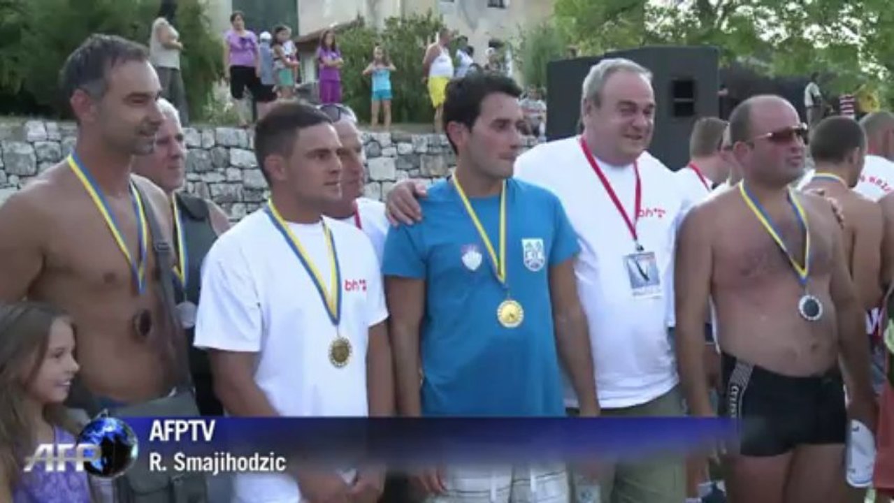 In Bosnia, adrenaline junkies take the plunge