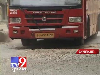 Tv9 Gujarat - Residents claims Municipal Corporation ignores uneven roads , Ahmedabad