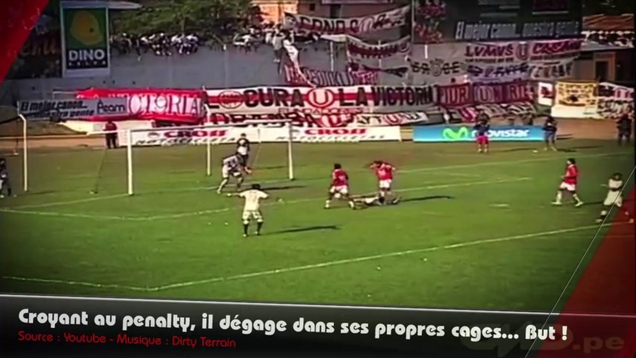 Ce défenseur dégage dans ses cages croyant au pénalty... But contre son camp !