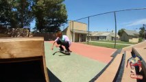 Erik Cabrea Fakie kickflip double set