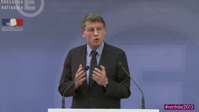 [ARCHIVE] Conférence de presse de rentrée 2013 de Vincent Peillon et de George Pau-Langevin