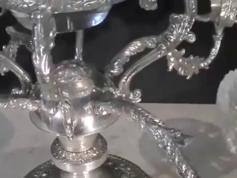 Silver Plate Epergene(1)