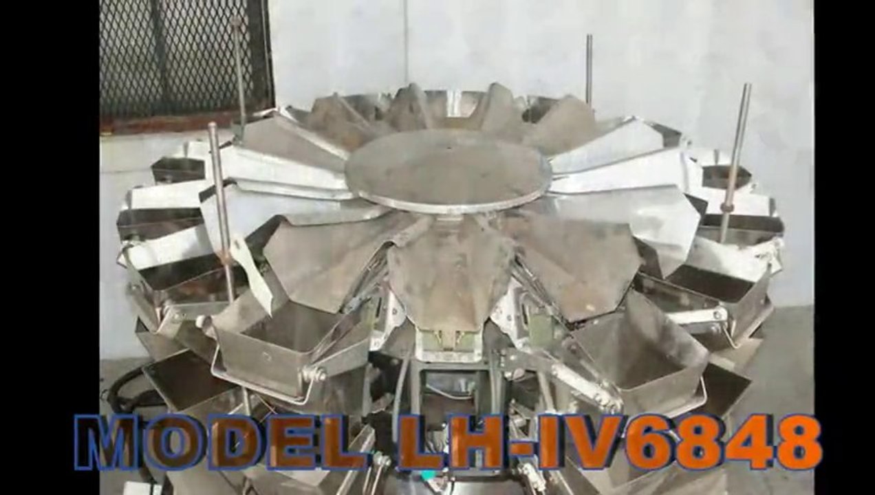 YX-6848 large vertical packaging with multiheads weigher&Machine d'emballage verticale automatique