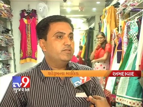 Tv9 Gujarat - Live Chori in cloth shop caught on CCTV , Ahmedabad