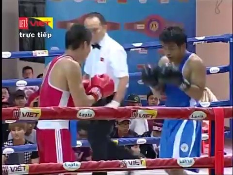 Boxing trận 4- Võ sĩ Võ Xuân Thanh (Nghệ An) Võ sĩ Nguyễn Thế Kiệt (Đăk Lăk)