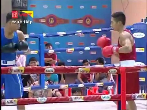 Boxing trận 5- Võ sĩ Nguyễn Văn Hải (CAND) Võ sĩ Ngô Việt Nhật (Quảng Ngãi)