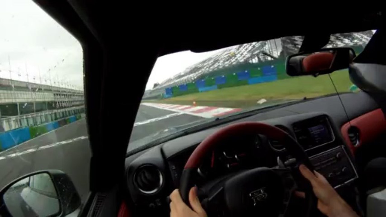 Nissan GT-R 2013 - Drift - Magny-Cours F1