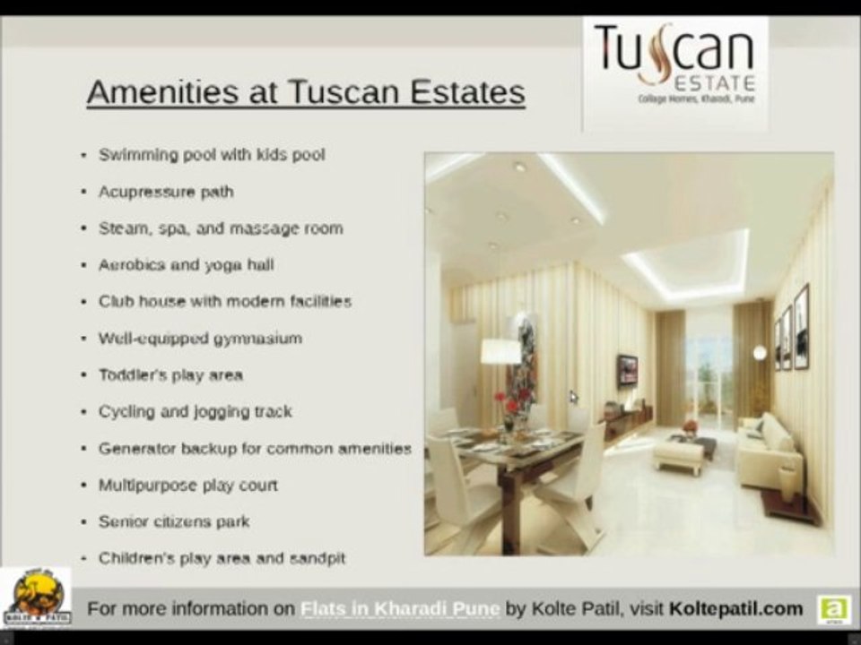 Flats in Kharadi Pune - Tuscan Estate by Kolte Patil Developers