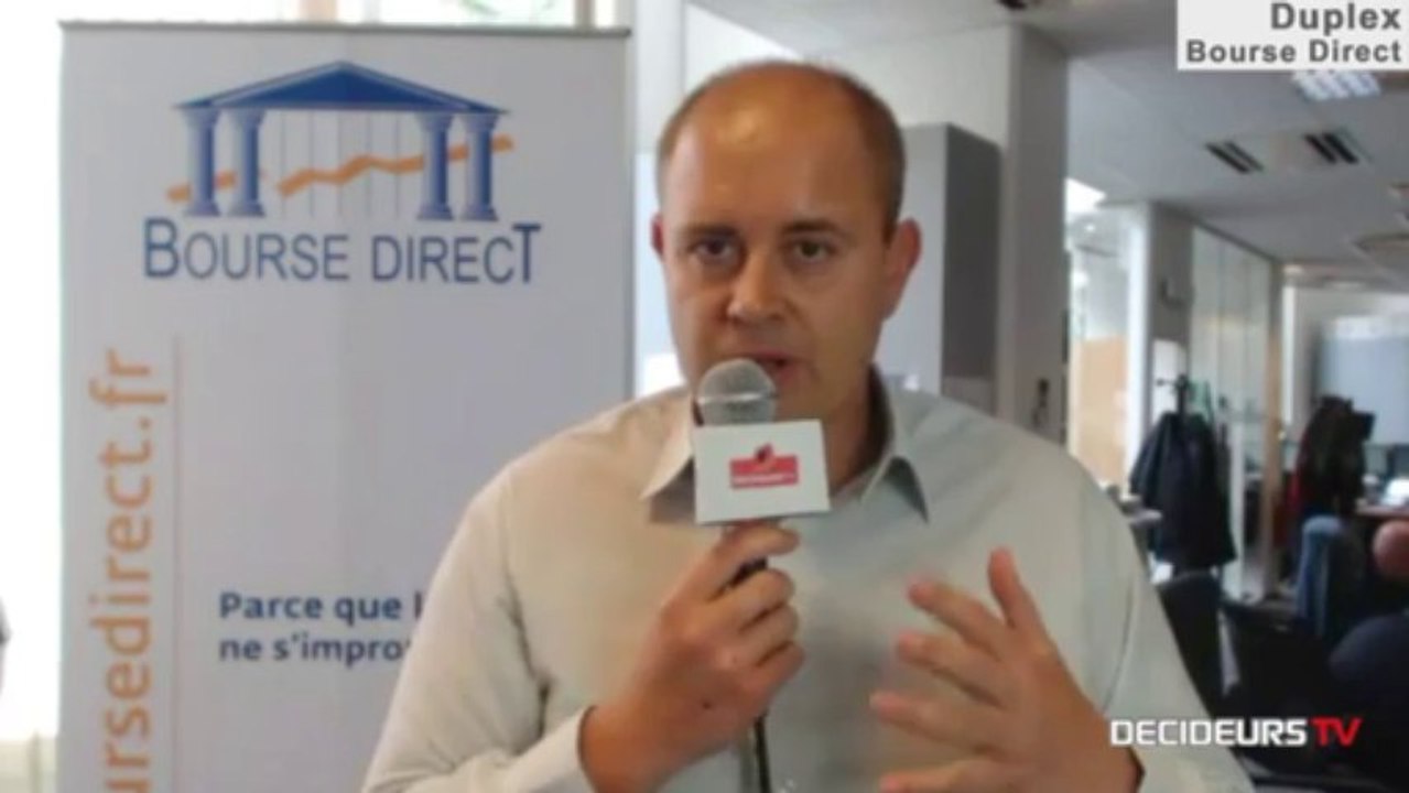 19/08/13 : Les Experts de Bourse Direct dans l'émission "Duplex Bourse" sur Décideurs TV
