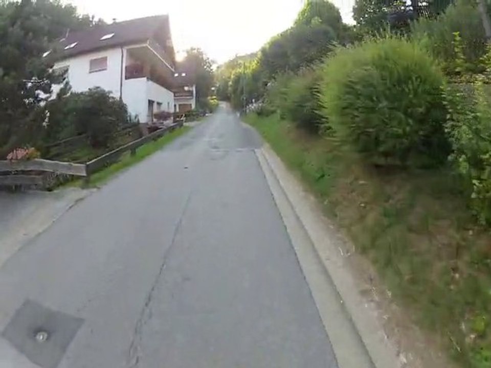 Rennrad-Tour östliche Hersbrucker Schweiz: Vorra - Stöppach (Helmkamera)