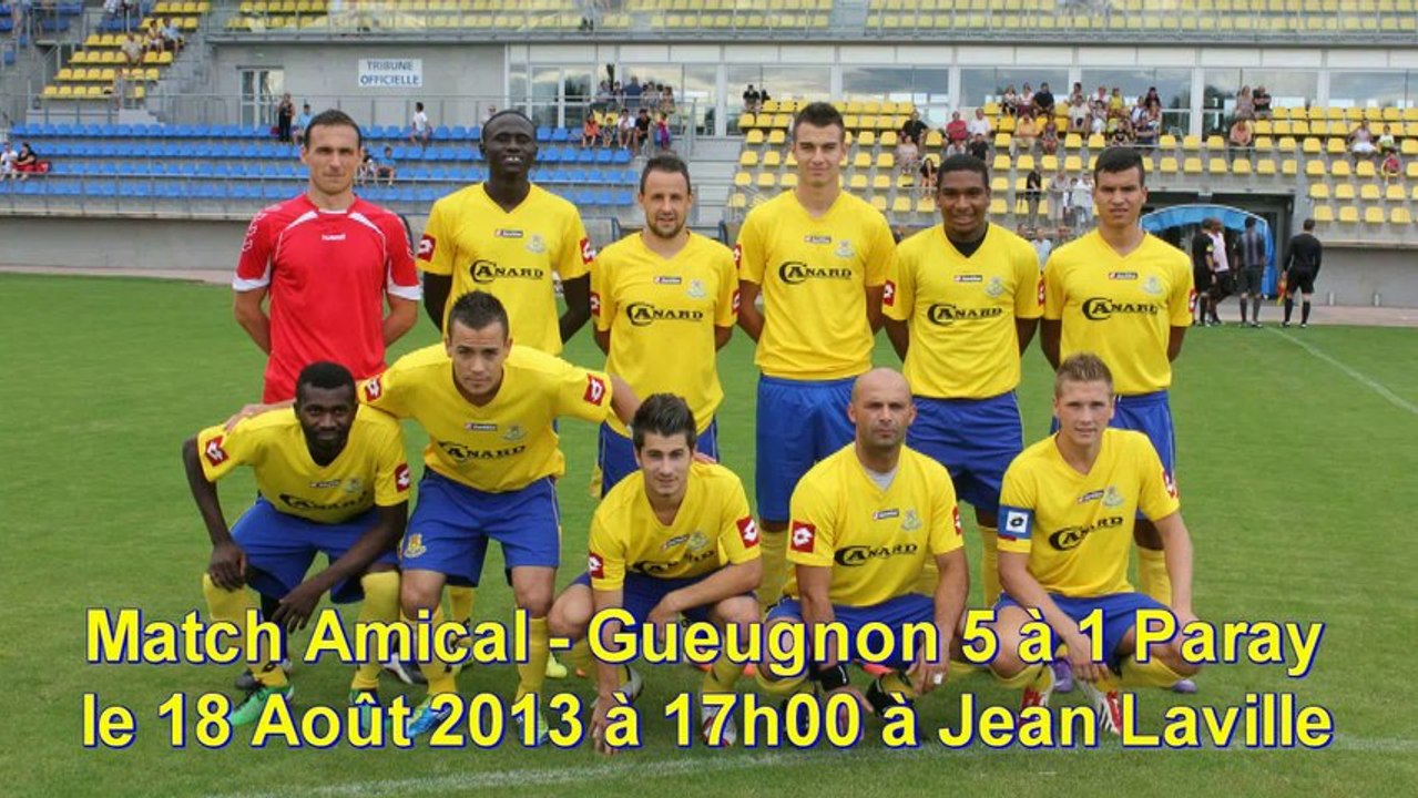 Amical Gueugnon 5 à 1 Paray