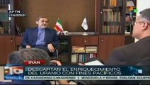 Irán no debe cesar enriquecimiento de uranio: Gobierno