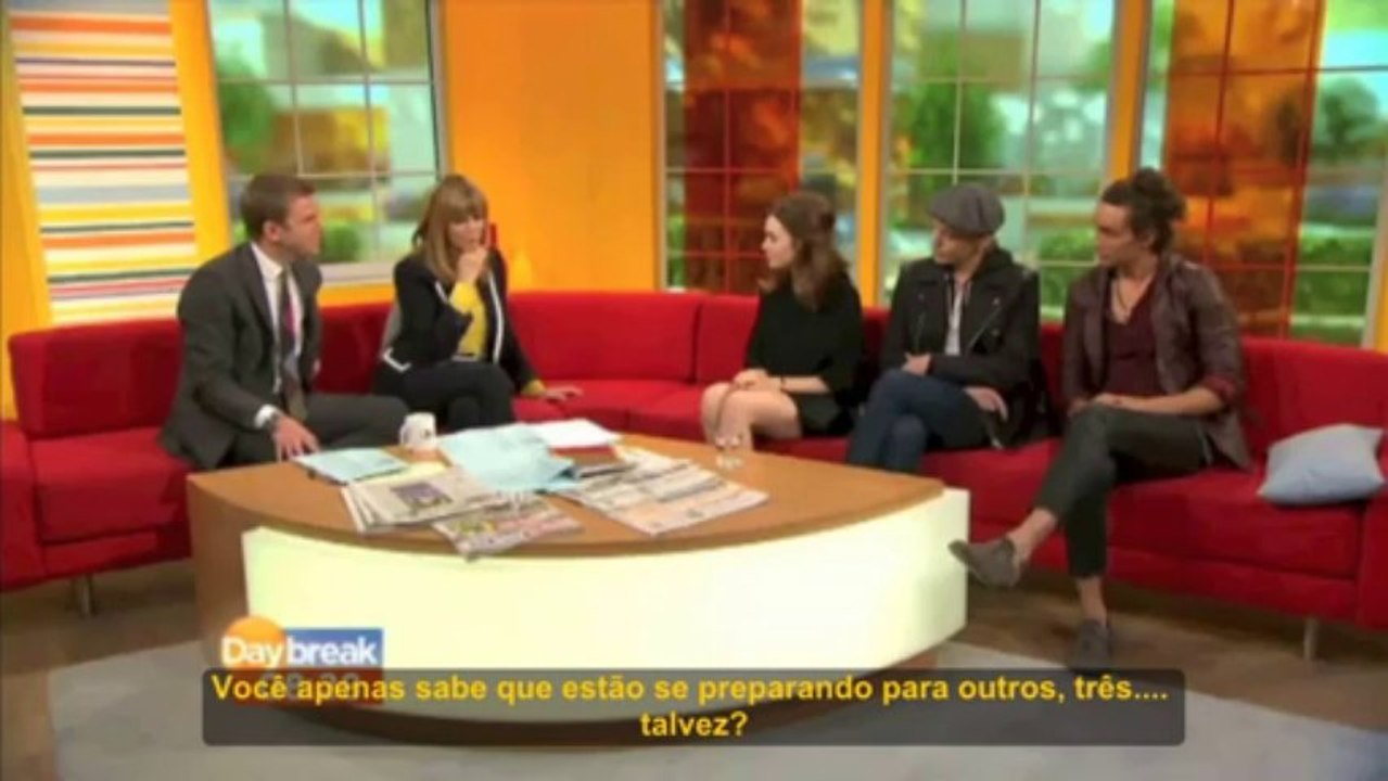 Entrevista com o elenco para ITV’s Daybreak