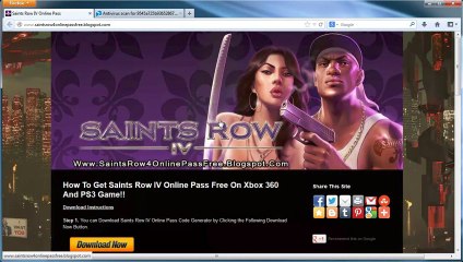 Saints Row IV Online Pass Code Unlock Tutorial - Xbox 360 - PS3