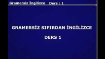 gramersiz ingilizce konuşun ders 1