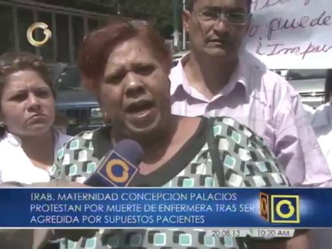 Muere enfermera de la Maternidad Concepción Palacios tras golpiza propinada por dos pacientes