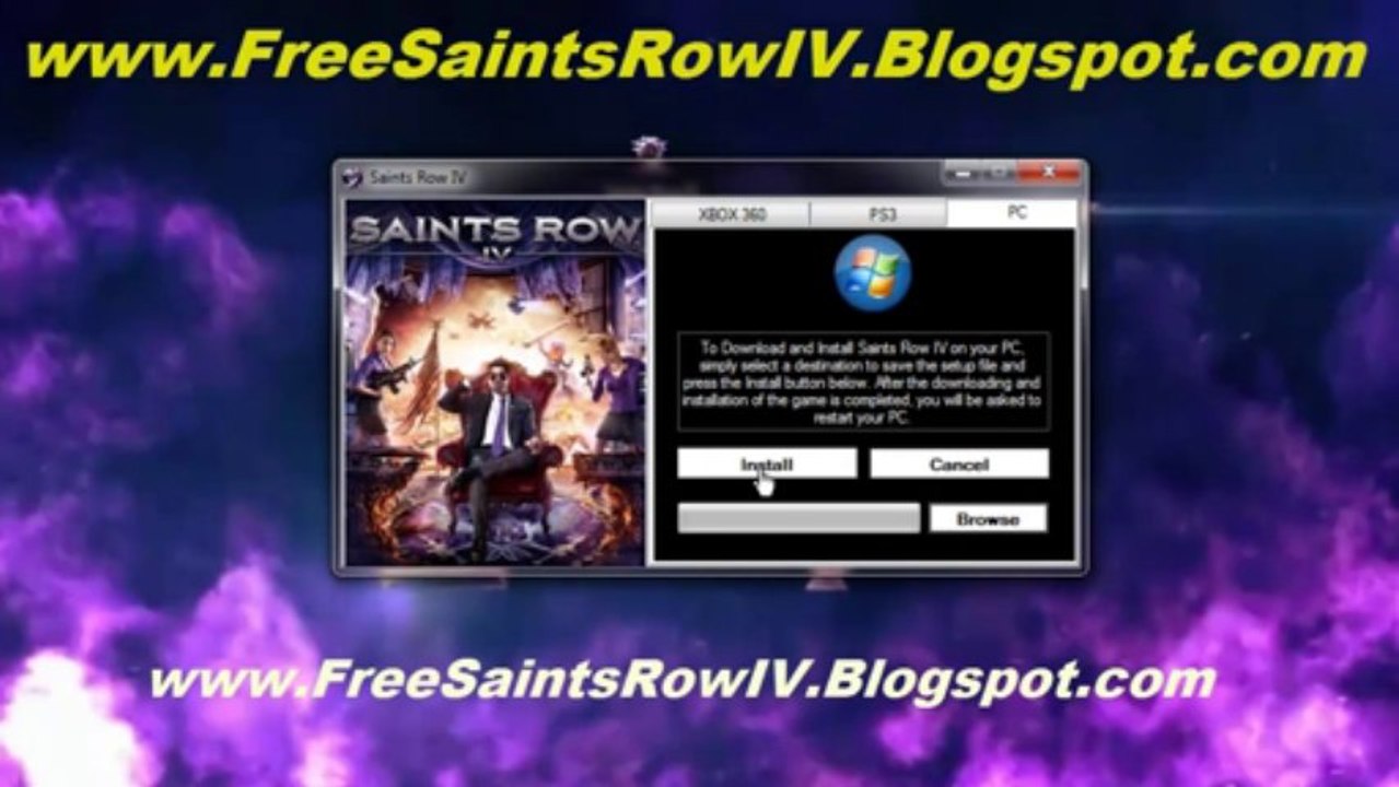 Download Saints Row IV Game Crack + Keygen Free!!