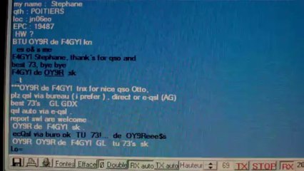 qso avec les iles féroes