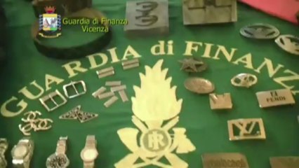 Luxo falsificado apreendido pela polícia da Itália