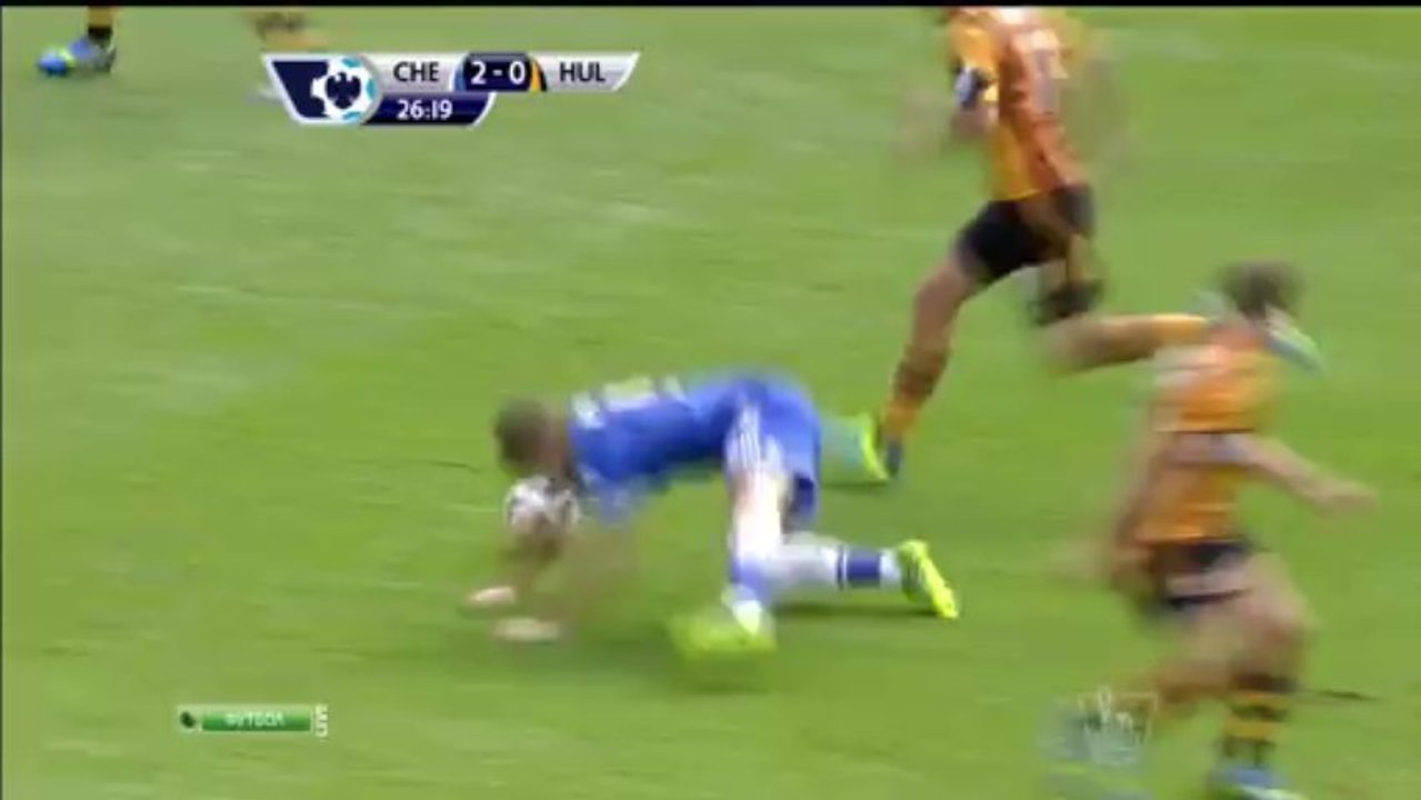 Fernando Torres dive against Hull City | 2013