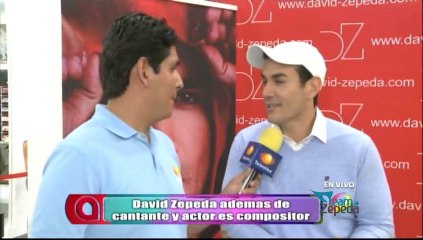 David Zepeda @davidzepeda1 reveló que también es compositor