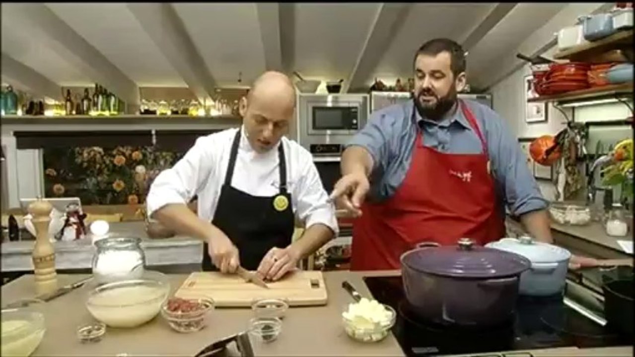 Robin Food (Mollejas de ternera con crema coliflor)