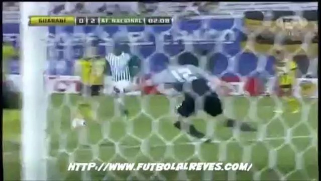 Guaraní 0-2 Atlético Nacional (Rafagol Linares) - Copa Sudamericana 2013