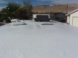 EPDM Coatings Rubber Roof - After Application on RV Roof