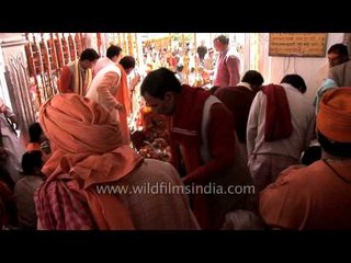 Tilak after the ceremony: Procession to Mukhba village