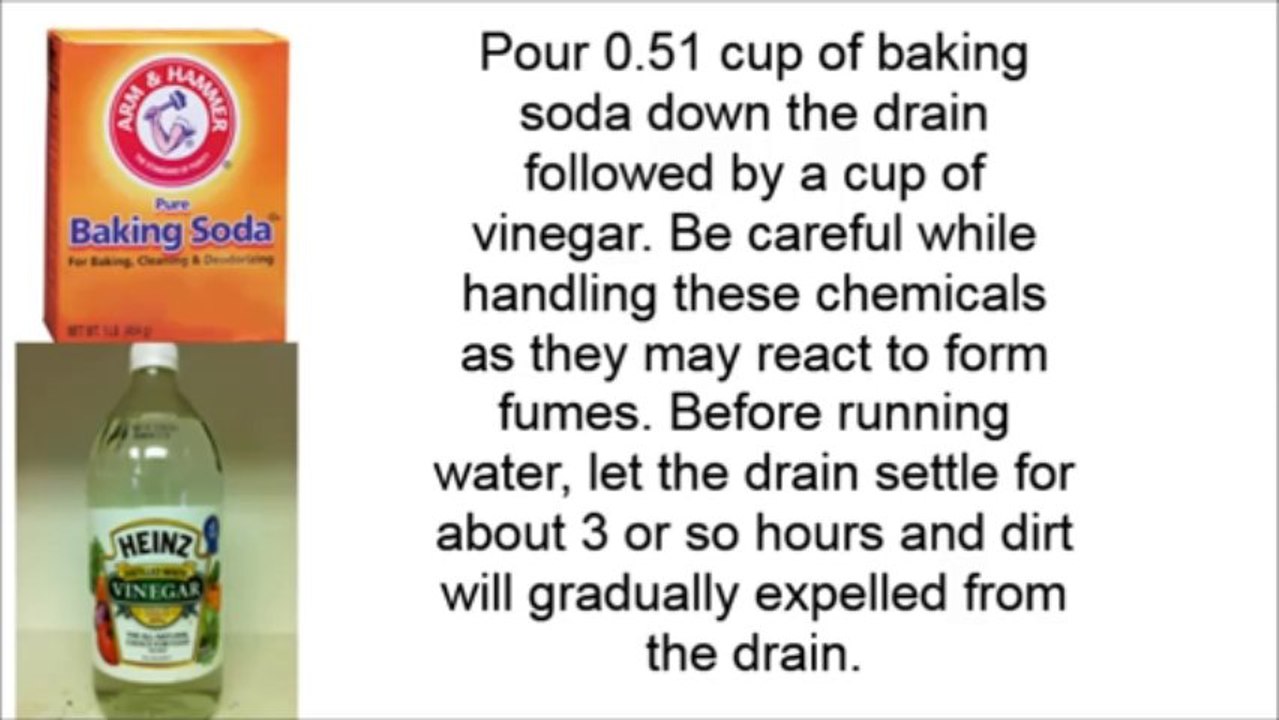 Cleaning Drain Washroom