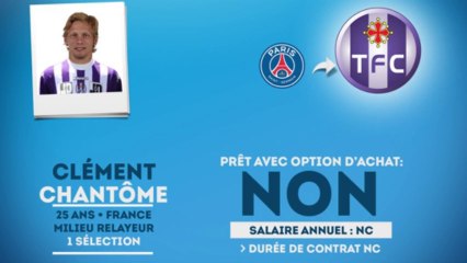 Officiel : Clément Chantôme prêté à Toulouse !